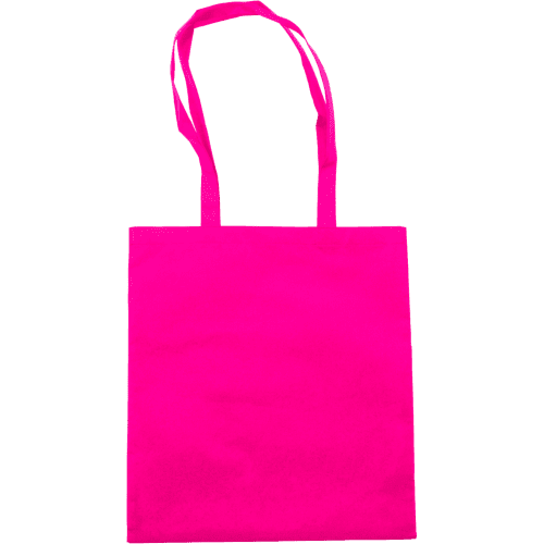 Promotional Non-Woven Shopping Bag in Pink printed with your logo from Total Merchandise