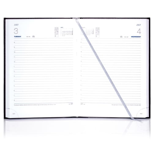 An image of the inside of the Oceano Recycled A5 Daily Diaries from Total Merchandise