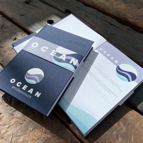 Oceano Recycled A5 Daily Diaries