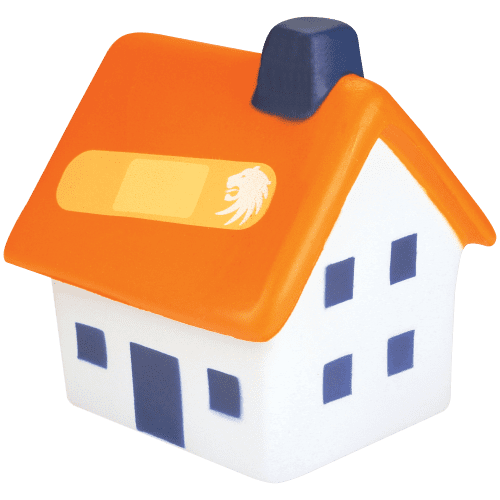Promotional Stress House with Chimney for Company Merchandise