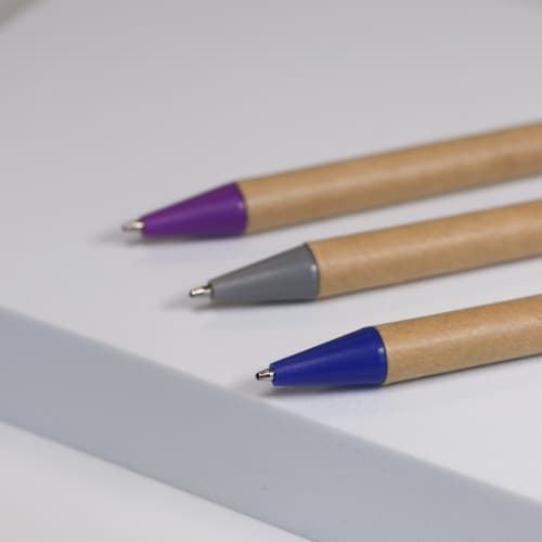 Card and Recyclable Plastic Pen