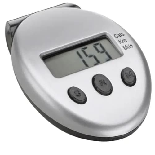 Pedometer in Silver