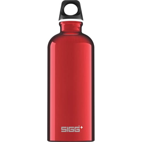 Promotional SIGG 0.6L Traveller Bottle with a branded design from Total Merchandise - Red