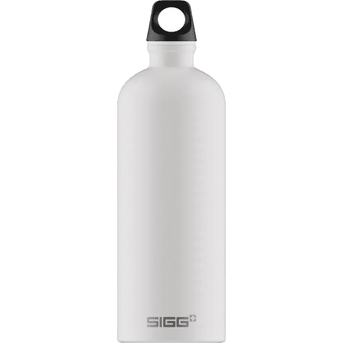 Promotional Printed SIGG 1L Traveller Bottles in Touch White with a design from Total Merchandise
