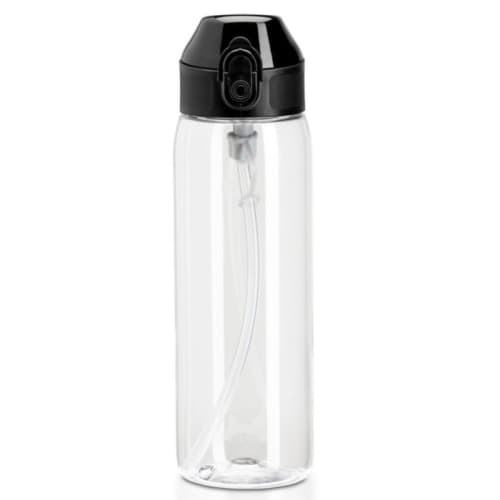 Logo branded Nero Tritan 600ml Sports Bottle with a design from Total Merchandise - Clear