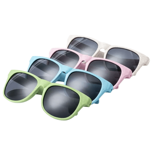 Logo branded Wheatstraw & PP Sunglasses printed with your logo from Total Merchandise