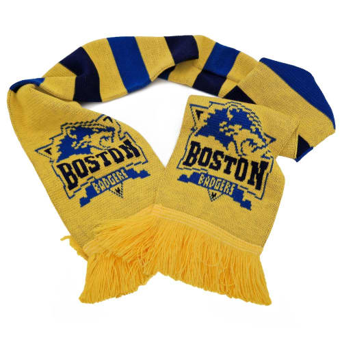 Promotional printed Acrylic Knitted Scarf with a woven design from Total Merchandise