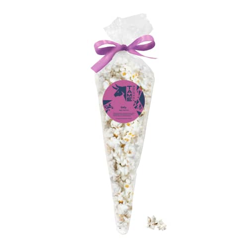 Promotional Everyday Popcorn Cones printed with your company logo from Total Merchandise