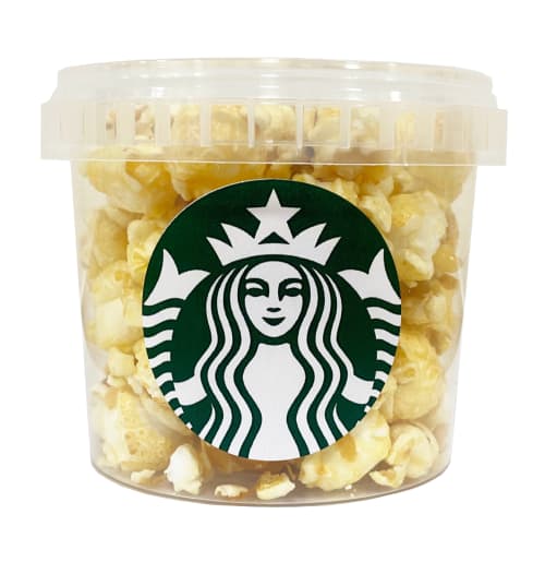 Personalisable Small Everyday Popcorn Buckets printed with your company logo in a full-colour design