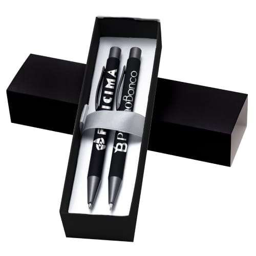 Logo Branded Bowie Pen and Pencil Gift Set with a design from Total Merchandise