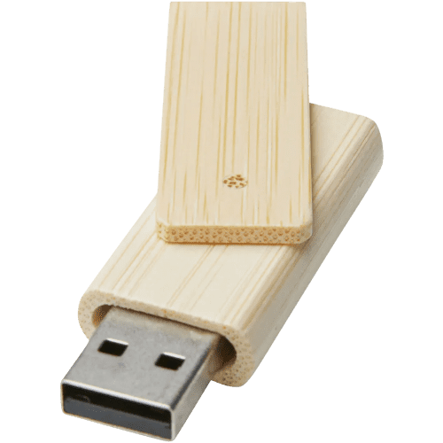 8GB Twist Bamboo USB Memory Stick