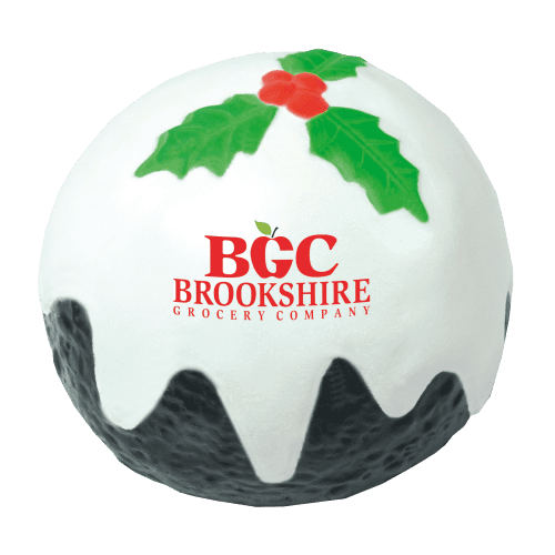 Up-to four colour print is available for these seasonal Christmas stress toys.