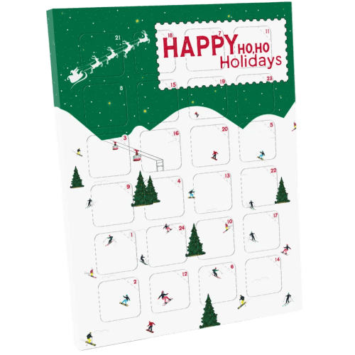 Custom Large Milk Chocolate Advent Calendar with a design from Total Merchandise