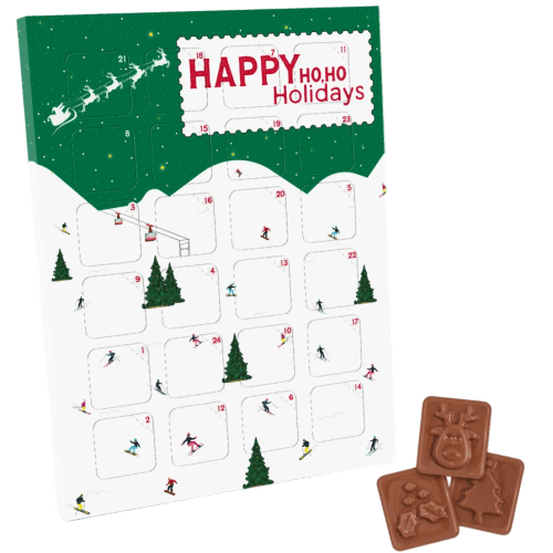 Logo Branded Large Milk Chocolate Advent Calendar with a design from Total Merchandise