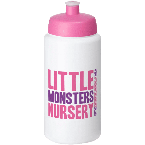 Branded Baseline Plus Grip 500ml Sports Lid Bottle with a printed design from Total Merchandise
