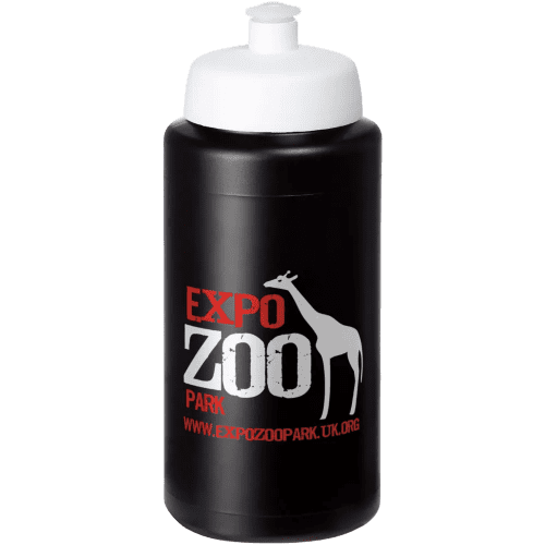 Personalised Baseline Plus Grip 500ml Sports Lid Bottle with a branded design from Total Merchandise