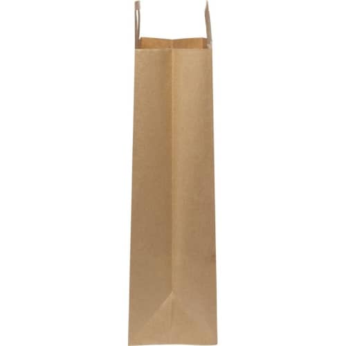 Personalised Large Kraft Paper Bag with Flat Handles and a printed design from Total Merchandise