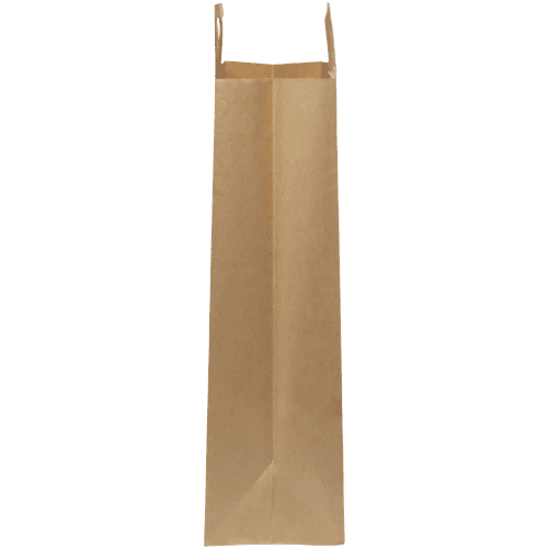 Personalised Large Kraft Paper Bag with Flat Handles and a printed design from Total Merchandise