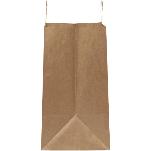 Personalised Extra Large Kraft Paper Bags with Flat Handles in Kraft Brown from Total Merchandise