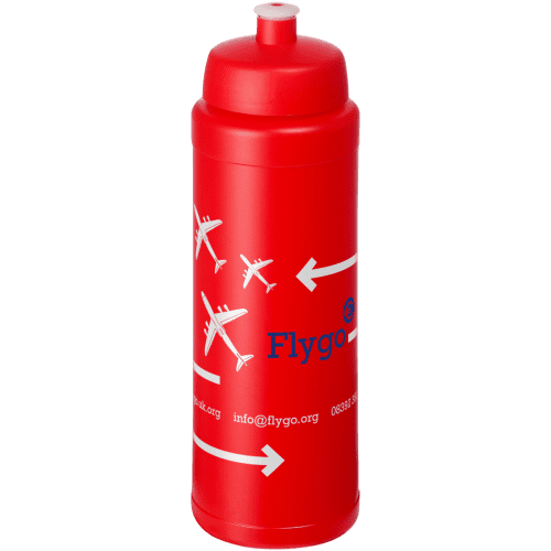 Promotional 750ml Baseline Plus Sports Bottle with Sports Lid in Red from Total Merchandise