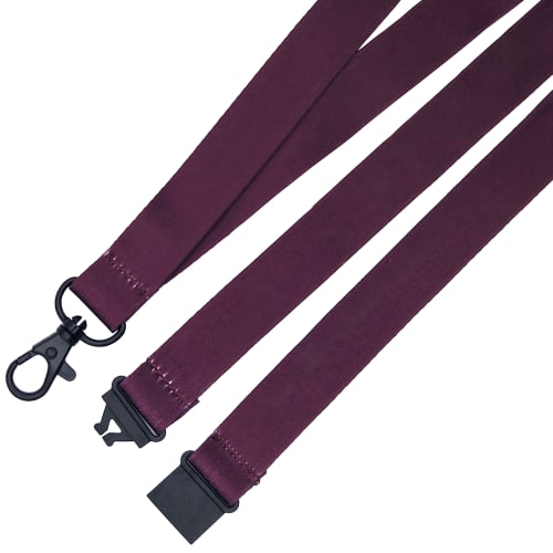 Custom Printed Custom Lanyards with a Plastic Clip from Total Merchandise