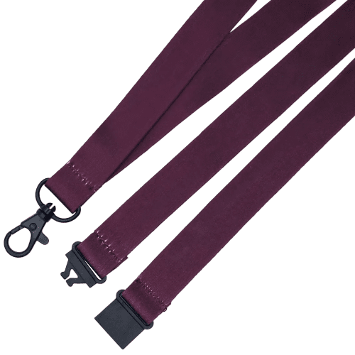 Custom Printed Custom Lanyards with a Plastic Clip from Total Merchandise