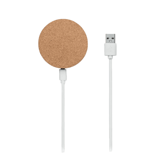 Round Cork Wireless Charger