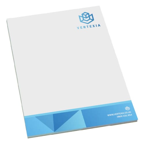 UK Printed A5 Note Pad Branded with a Logo by Total Merchandise