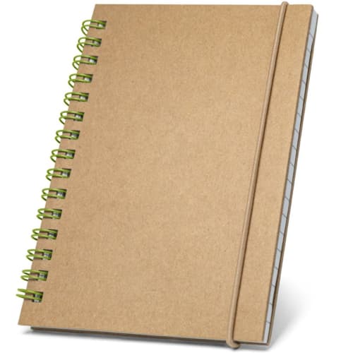 Custom-branded Pocket Sized Notebook with a printed design from Total Merchandise - Light green