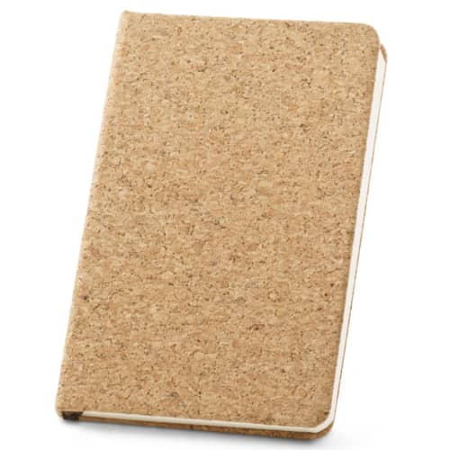 Promotional printed A5 Cork Notepad with a design from Total Merchandise - Cork