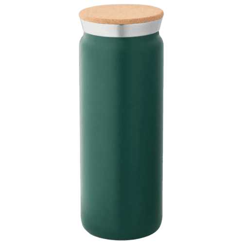 Custom 600ml Thermos Bottle with a design from Total Merchandise - Dark Green