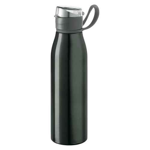 650ml Korver Aluminium Sports Bottle in Gunmetal