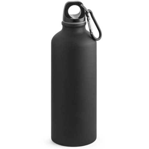 Logo-branded 550ml Aluminium Bottle with a design from Total Merchandise - Black