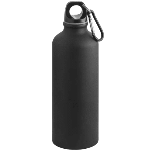 Logo-branded 550ml Aluminium Bottle with a design from Total Merchandise - Black