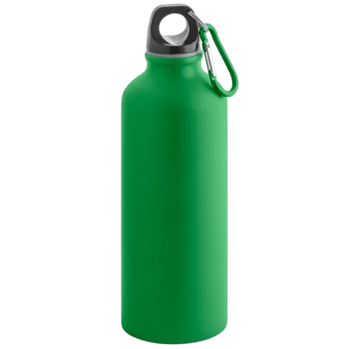 Branded 550ml Aluminium Bottle with a design from Total Merchandise - Green