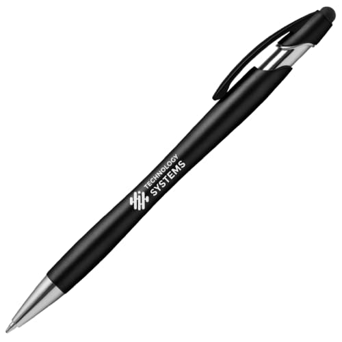 Promotional printed La Jolla Stylus Pen with a design from Total Merchandise - Black