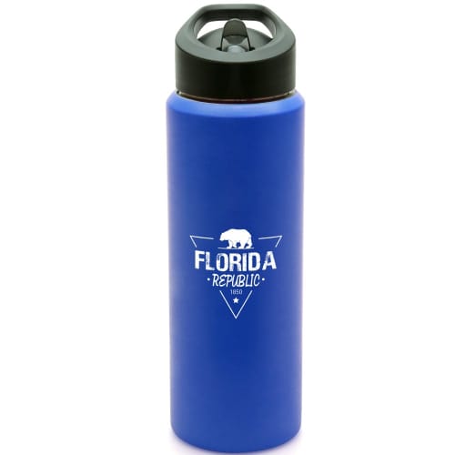 Logo Branded Colour Changing Stainless Steel Drinks Bottle with a design from Total Merchandise