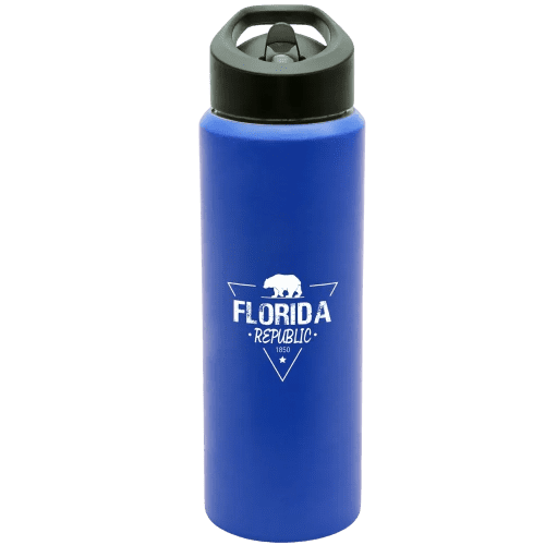 Logo Branded Colour Changing Stainless Steel Drinks Bottle with a design from Total Merchandise