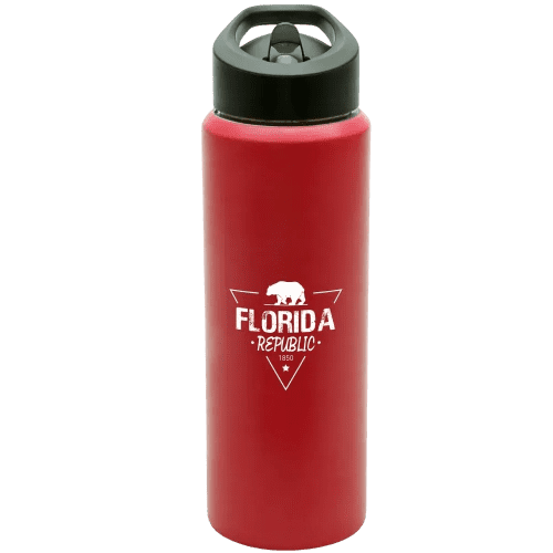 Branded Colour Changing Stainless Steel Drinks Bottle with a design from Total Merchandise