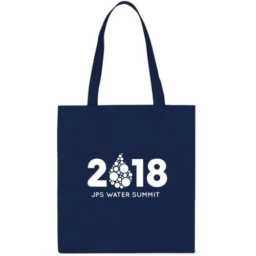 Promotional printed Madrid Tote Bag with a design from Total Merchandise - Navy Blue