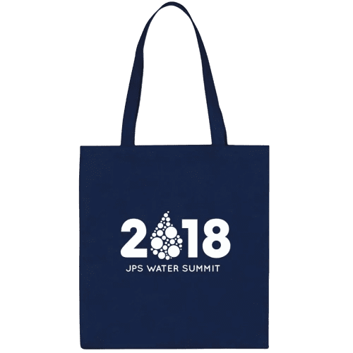 Promotional printed Madrid Tote Bag with a design from Total Merchandise - Navy Blue