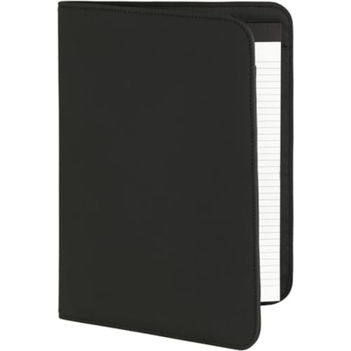 Custom branded Recycled A4 Conference Folder in Black from Total Merchandise