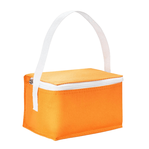 Custom printed 3L Cooler Bag in Orange printed with your design from Total Merchandise