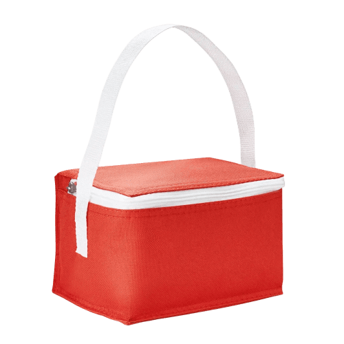 Logo branded 3L Cooler Bag in Red printed with your design from Total Merchandise