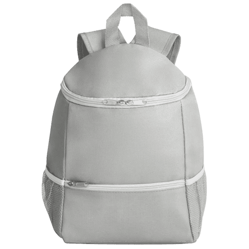 Logo branded 10L Cooler Backpack in Light Grey printed with your design from Total Merchandise