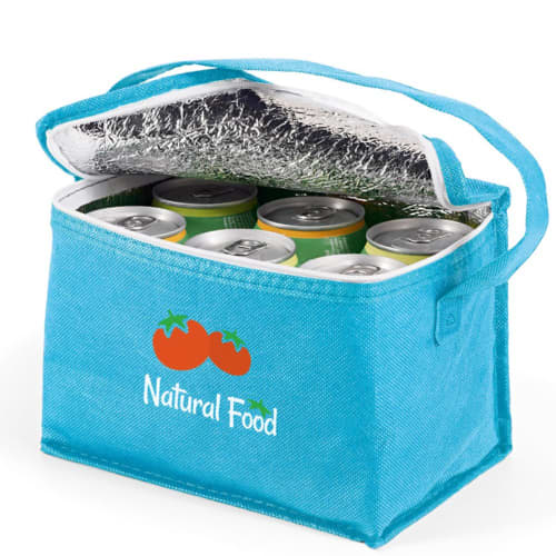 Promotional 3L Non-Woven Cooler Bag in Light Blue printed with your logo from Total Merchandise