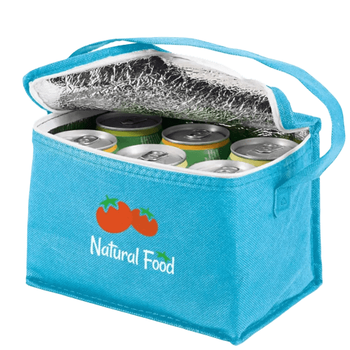 Promotional 3L Non-Woven Cooler Bag in Light Blue printed with your logo from Total Merchandise