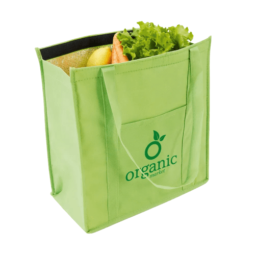 Promotional 10L Non-Woven Cooler Bag in Light Green printed with your logo from Total Merchandise