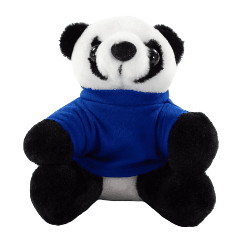 16cm Panda with T-Shirt in Royal Blue