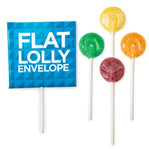 Logo Branded Envelope Lolly with a full colour printed design from Total Merchandise